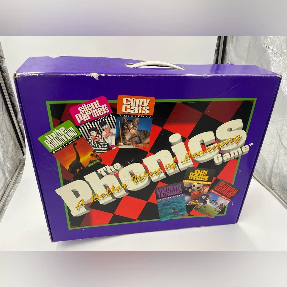 VTG Vintage 90s The Phonics Game VHS/Cassette Tapes Educational Series